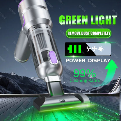 Car Vacuum Cleaner 998000PA Cordless Powerful Portable Mini Car Vacuum Cleaner for Home Handheld Blower Car Cleaner