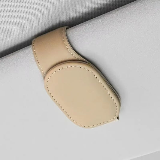 Sun Visor Eyeglass Leather Hanger, Drive Aura 