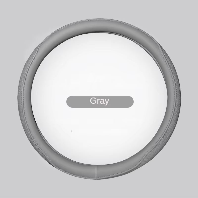 Car Steering Wheel Leather Cover, Drive Aura