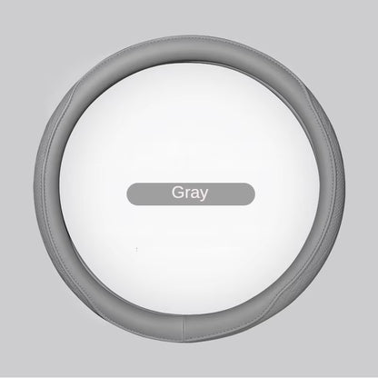 Car Steering Wheel Leather Cover, Drive Aura