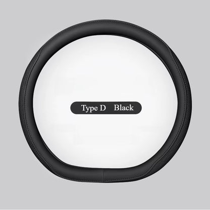 Car Steering Wheel Leather Cover, Drive Aura