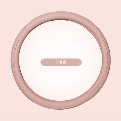 Car Steering Wheel Leather Cover, Drive Aura
