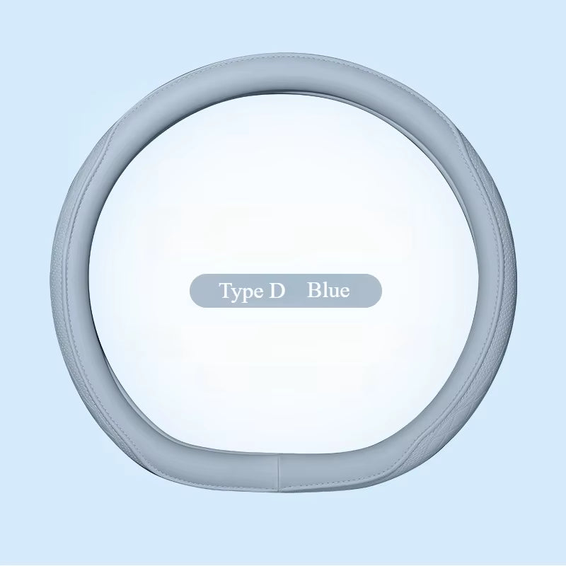 Car Steering Wheel Leather Cover, Drive Aura