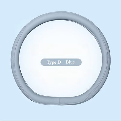 Car Steering Wheel Leather Cover, Drive Aura