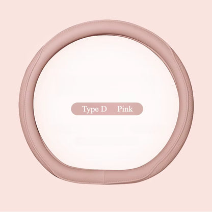 Car Steering Wheel Leather Cover, Drive Aura