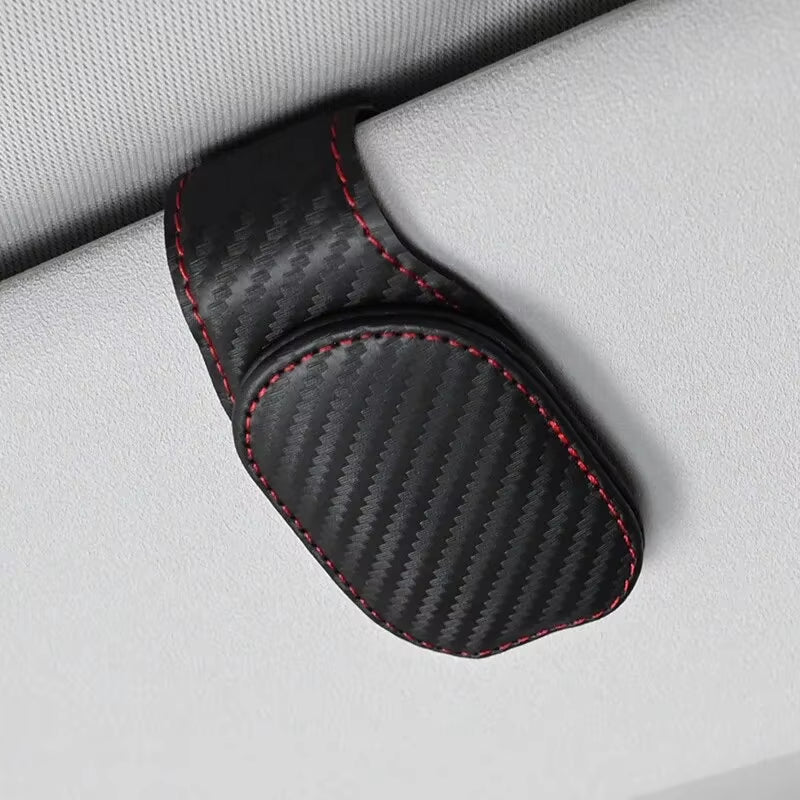 Sun Visor Eyeglass Leather Hanger, Drive Aura 