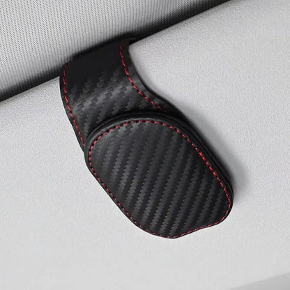 Sun Visor Eyeglass Leather Hanger, Drive Aura 
