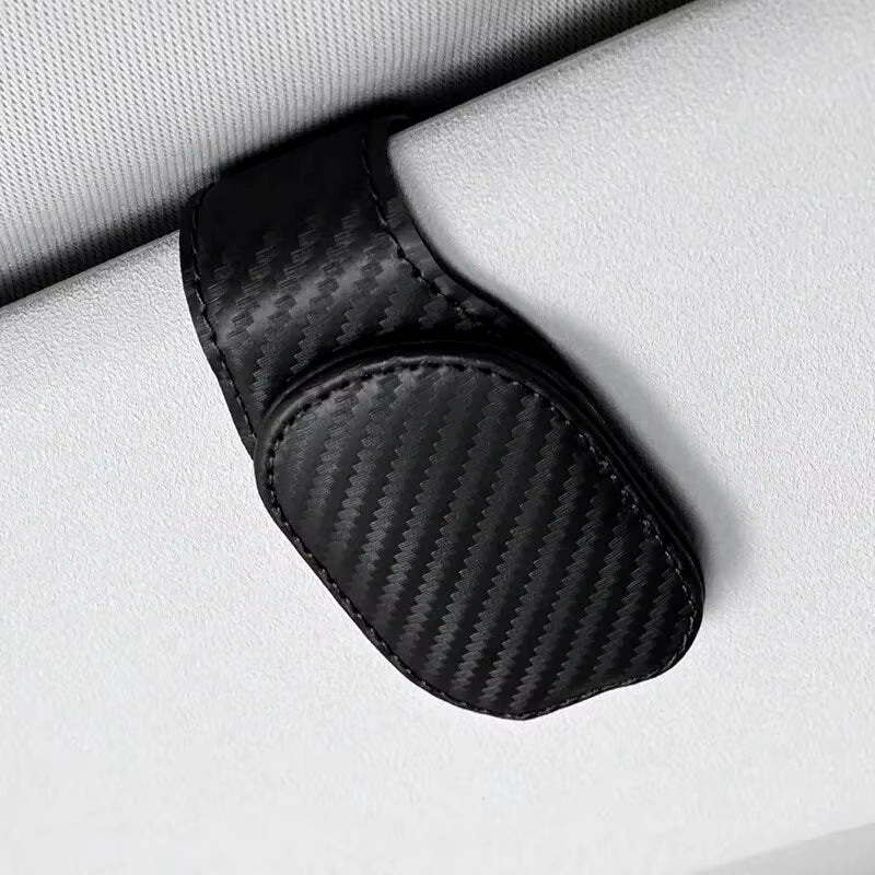 Sun Visor Eyeglass Leather Hanger, Drive Aura 