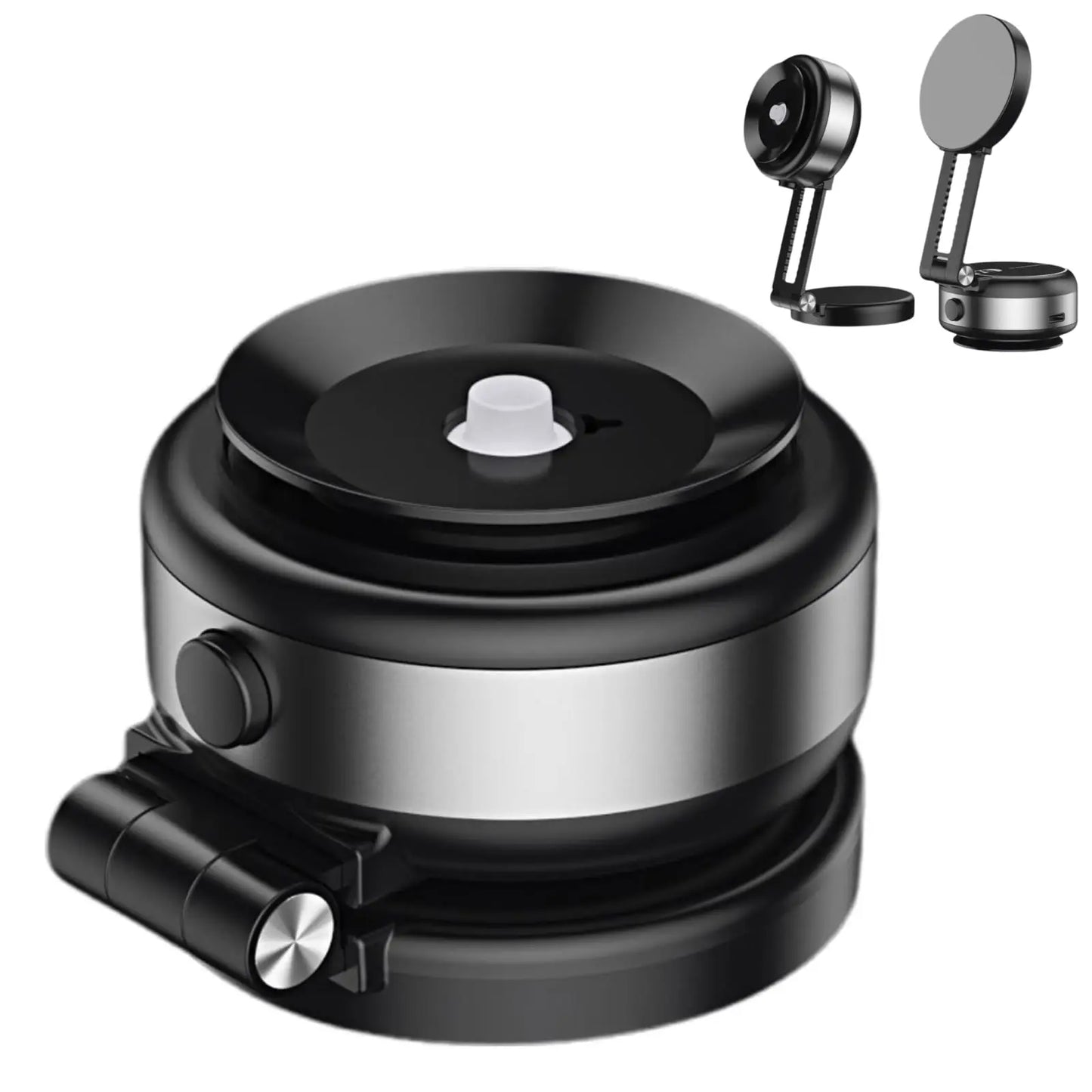 Electric Vacuum Magnetic Suction Car Phone Mount 360 Degree Rotating Compatible with 4.7-Inch or above Smartphones