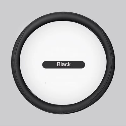 Car Steering Wheel Leather Cover, Drive Aura