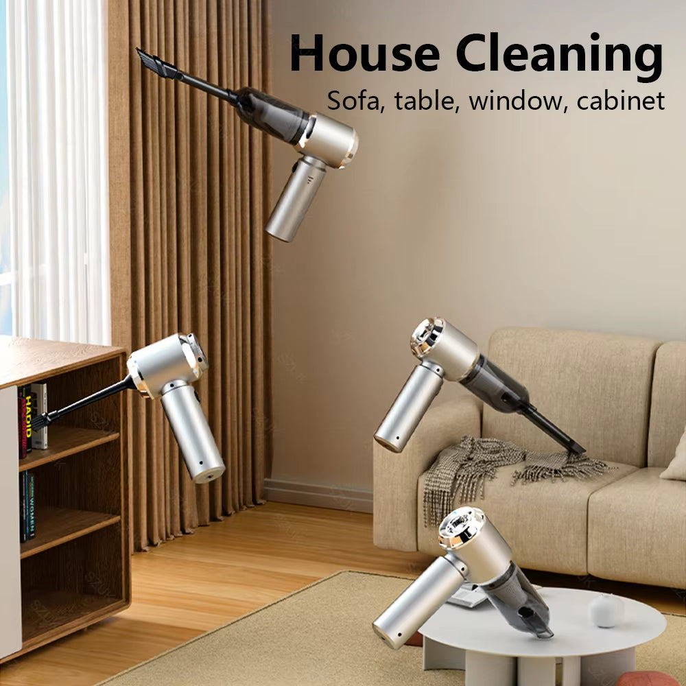 18000PA Car Vacuum Cleaner Portable Wireless Strong Suction Car Cleaner Cleaning Machine Mini Car Vacuum Cleaner