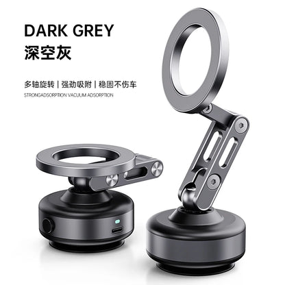 Electric Vacuum Magnetic Suction Car Phone Mount 360 Degree Rotating Compatible with 4.7-Inch or above Smartphones