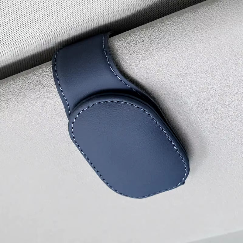 Sun Visor Eyeglass Leather Hanger, Drive Aura 