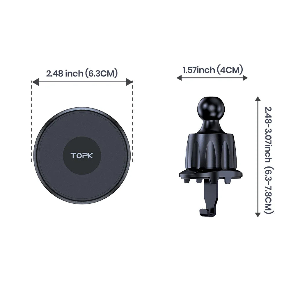 Magnetic Phone Holder Car Magnetic Car Phone Holder Mag-Safe Car Mount Powerful Air Vent ABS Stand for Smartphones