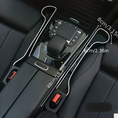 2-Pack Car Seat Gap Cup Holder – Multifunctional Organizer Box for Front & Rear, Interior Storage