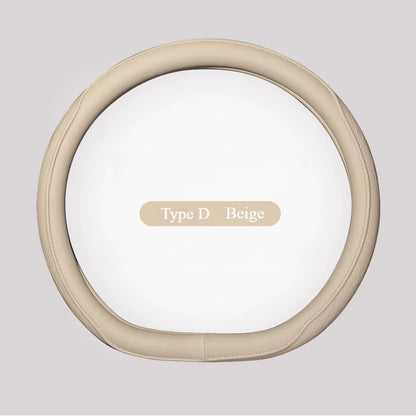 Car Steering Wheel Leather Cover, Drive Aura