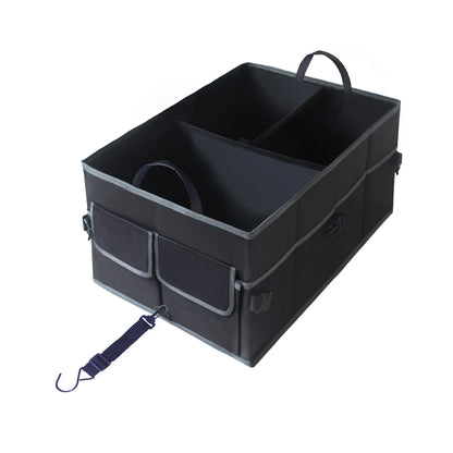 Auto Car Trunk Organizer - Multi-Compartments Collapsible Durable Suv Car Organizer