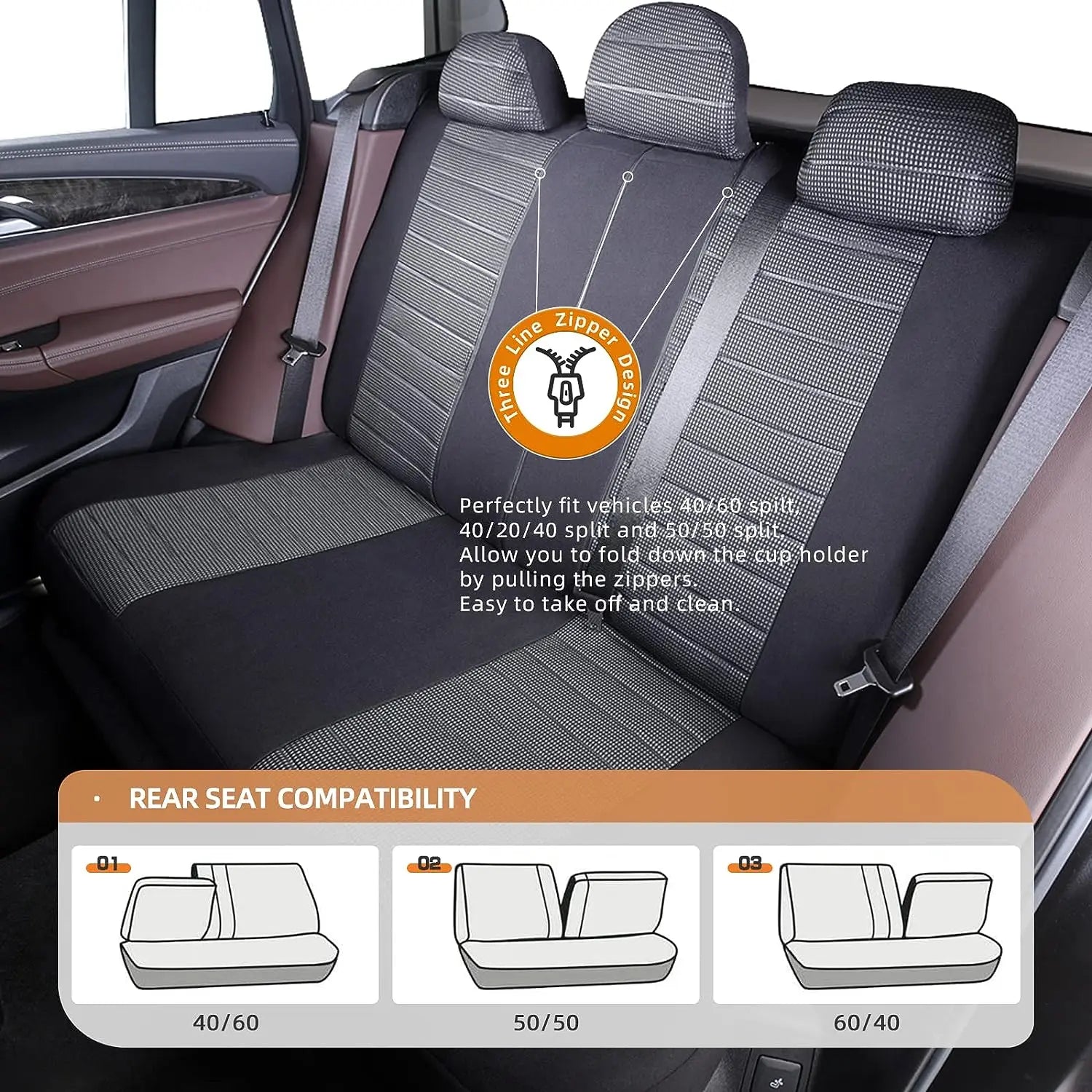 Universal Car Seat Covers For Sedan And SUV, Drive Aura